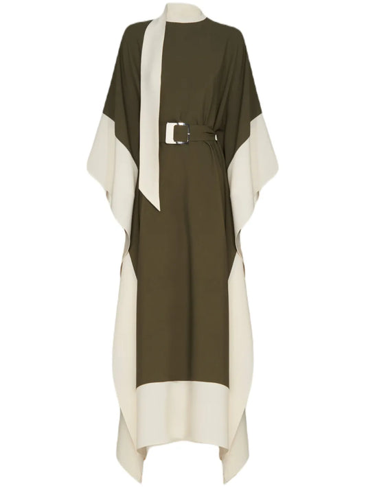 Adda Belted Kaftan Dress