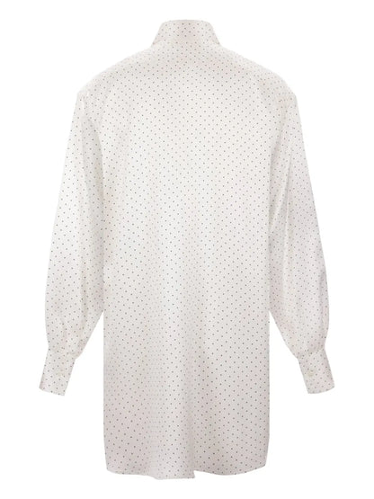 Polka-Dot Print Blouse
