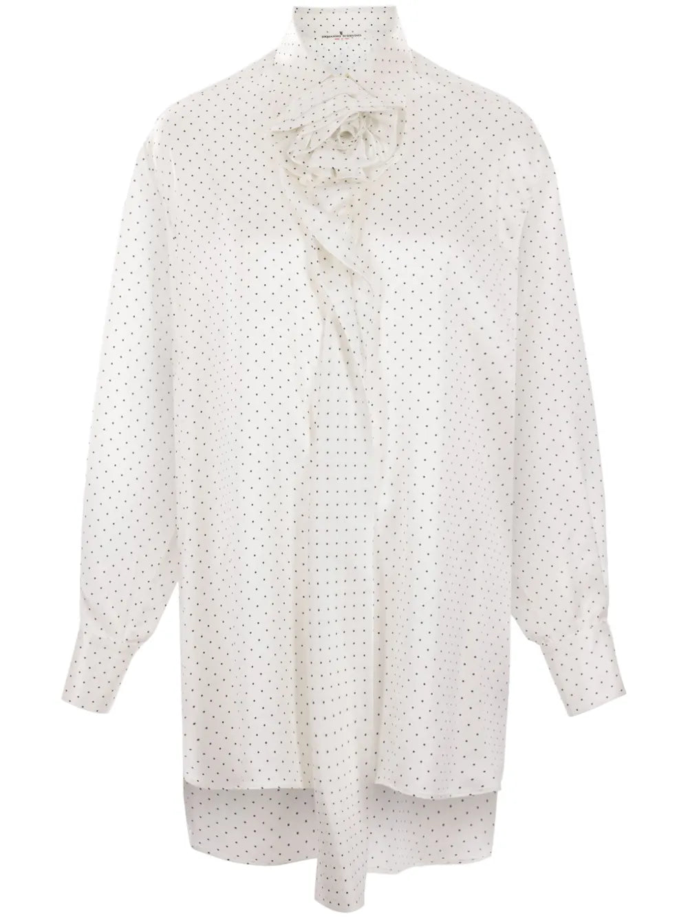 Polka-Dot Print Blouse