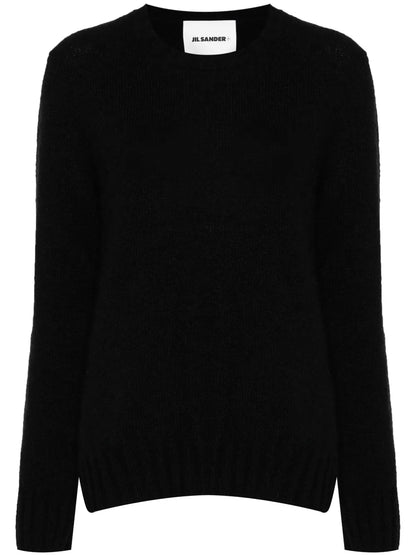 Ribbed-Trim Sweater