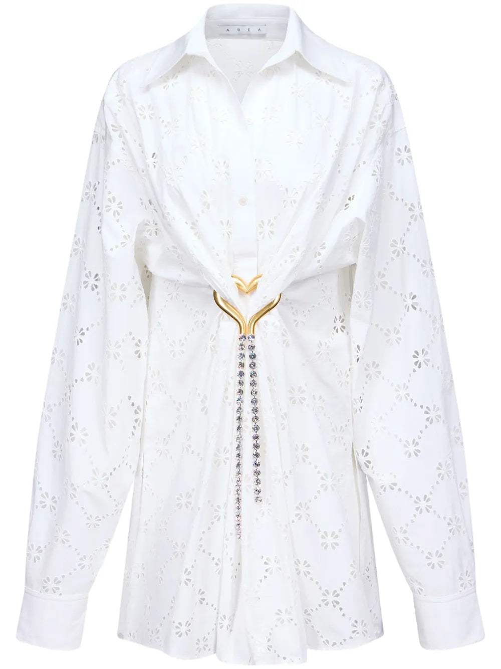 Broderie Anglaise Shirt Dress