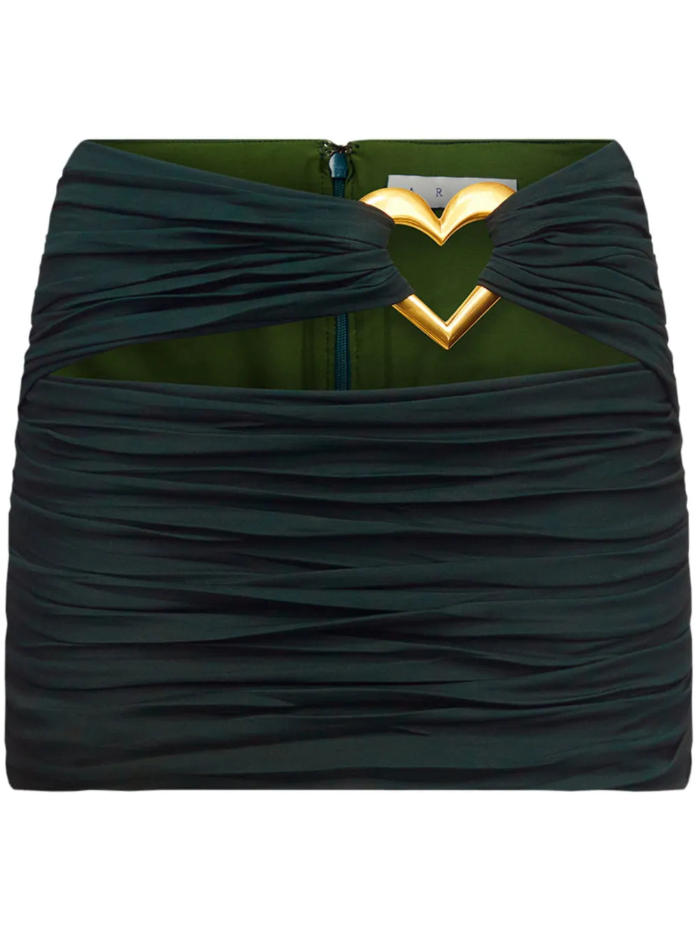 Cut-Out Ruched Miniskirt