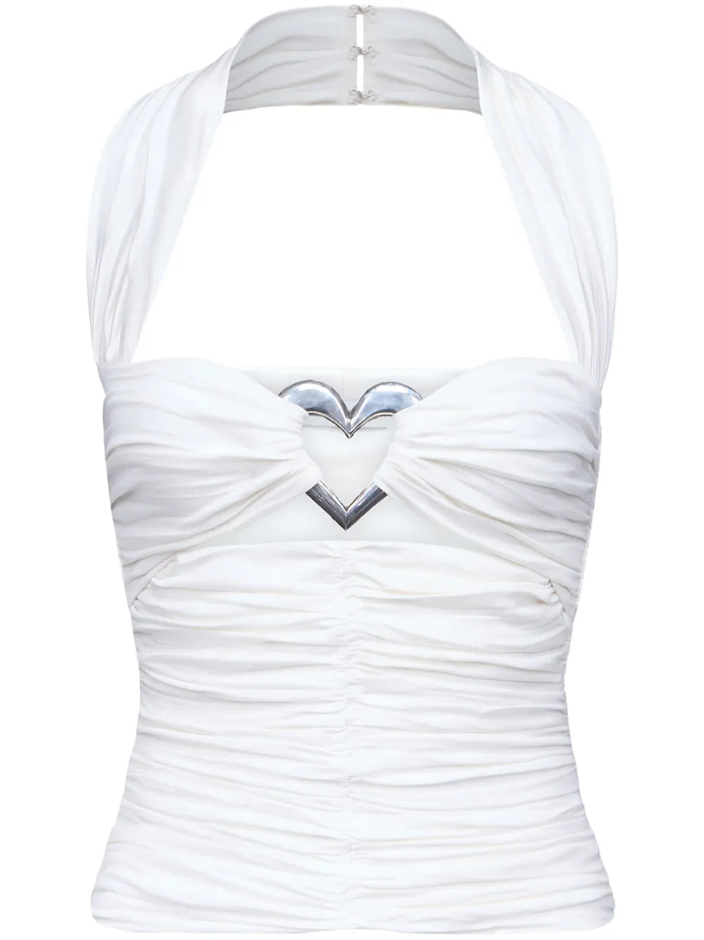 Heart Ruched Halter Top