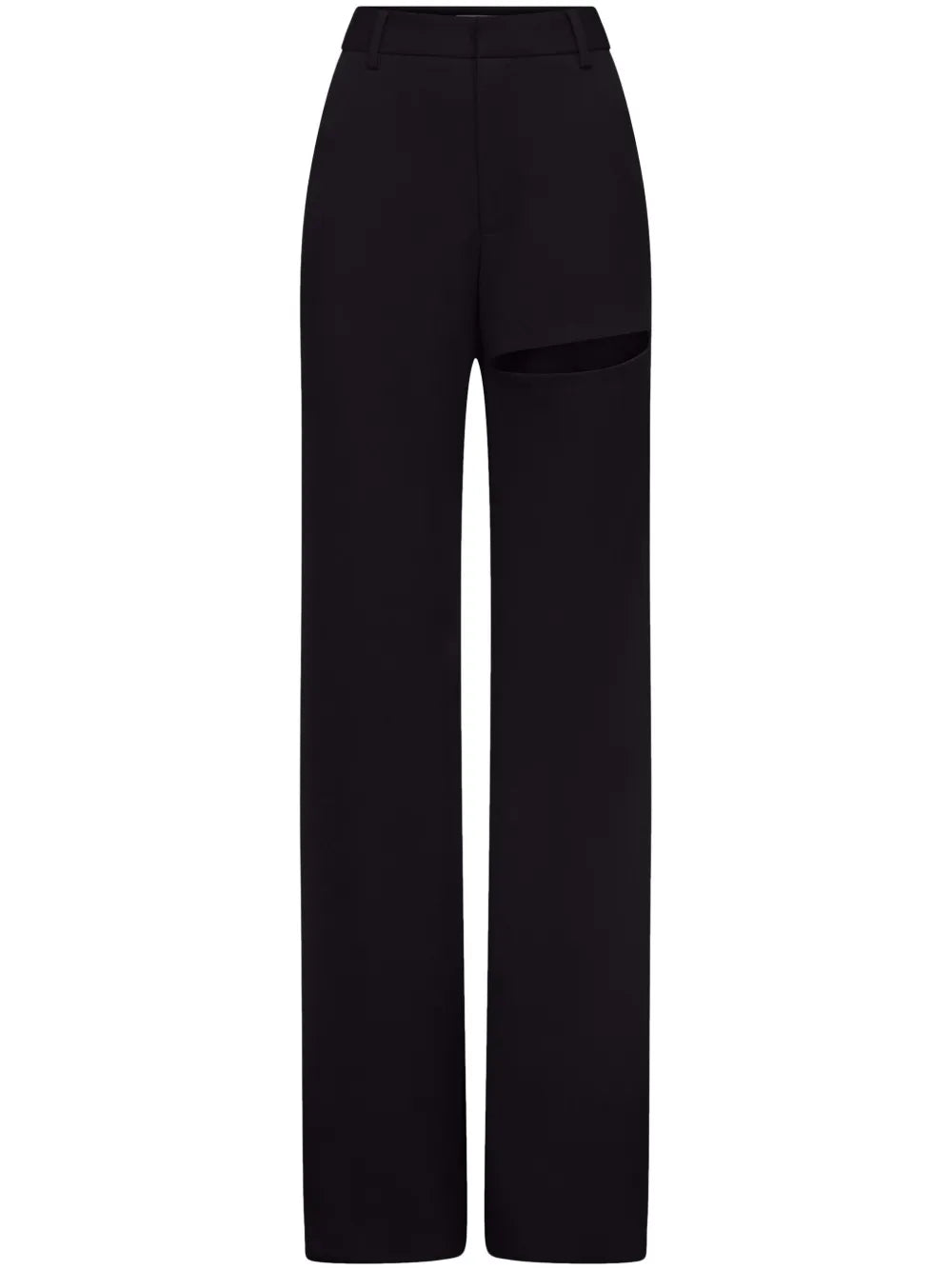 Asymmetric Slit Trousers