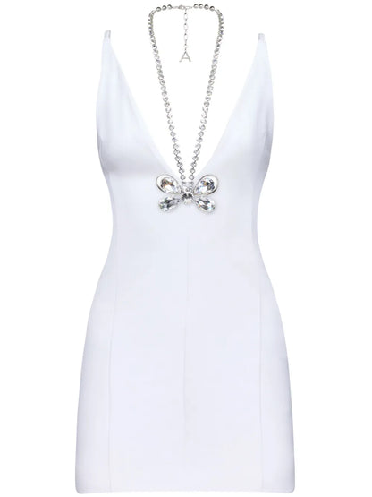Butterfly-Motif Mini Dress