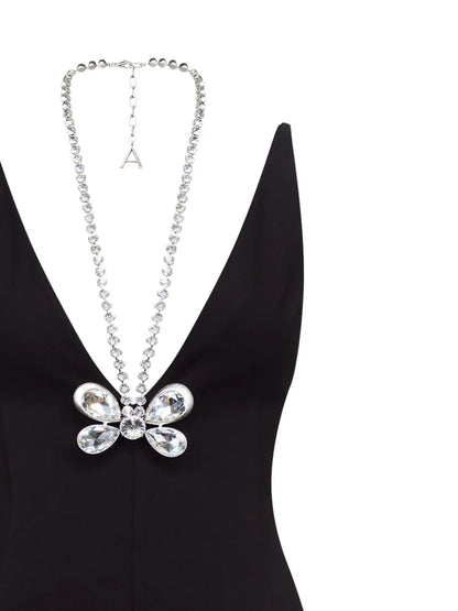 Butterfly-Motif Mini Dress