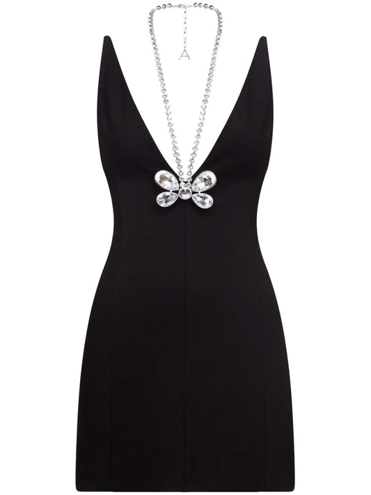 Butterfly-Motif Mini Dress