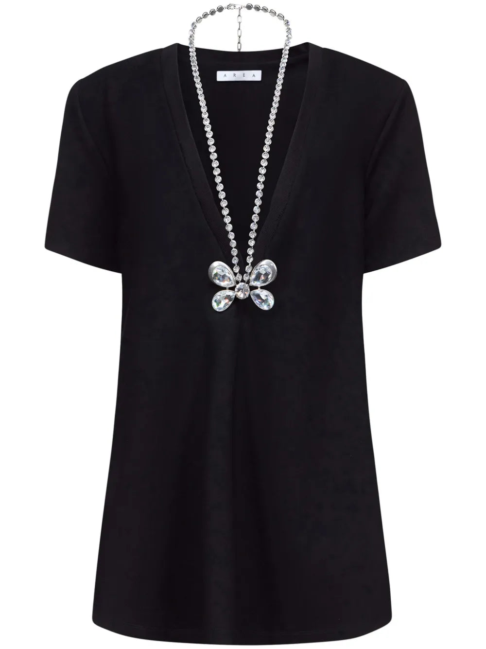 Butterfly-Charm Shirt Dress