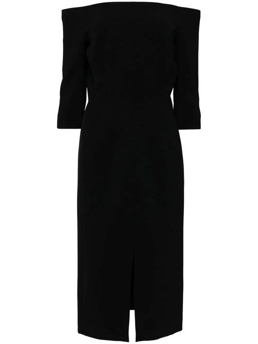 Off-Shoulder Midi Dress