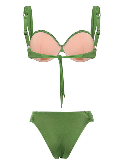 Ruched Balconette Bikini