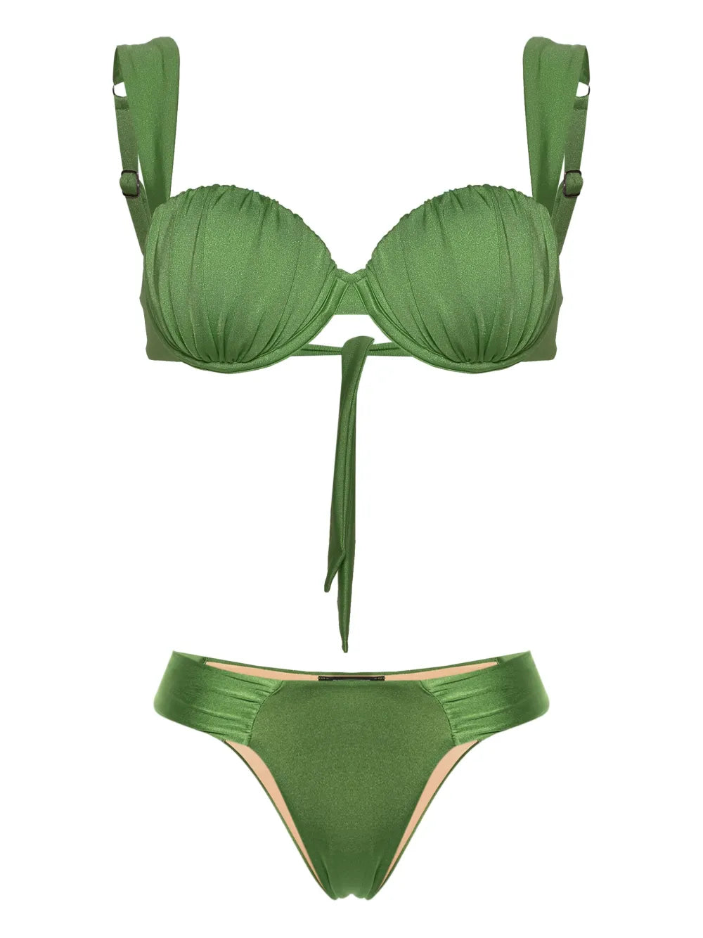Ruched Balconette Bikini