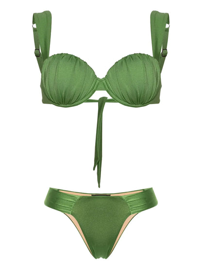 Ruched Balconette Bikini