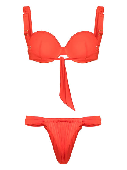 Ruched Balconette Bikini