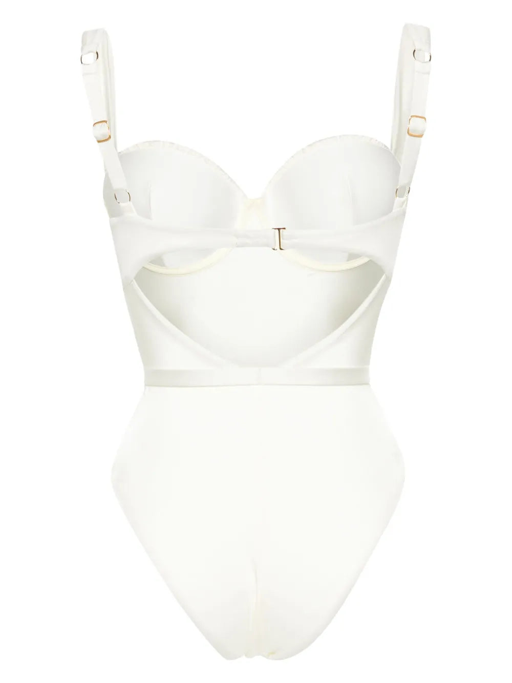 Belted Ruched Balconette Swimsuit