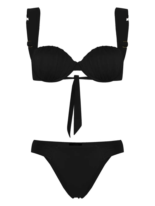 Ruched Balconette Bikini