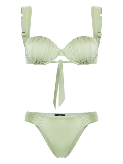 Ruched Balconette Bikini