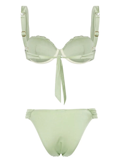 Ruched Balconette Bikini