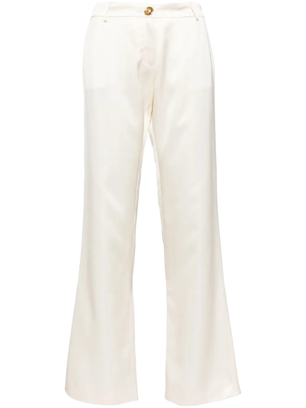 Gold-Tone Buttons Trousers