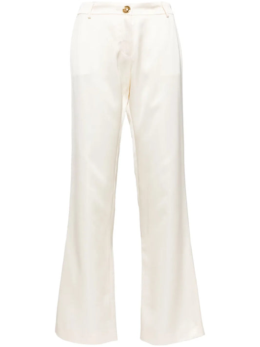 Gold-Tone Buttons Trousers