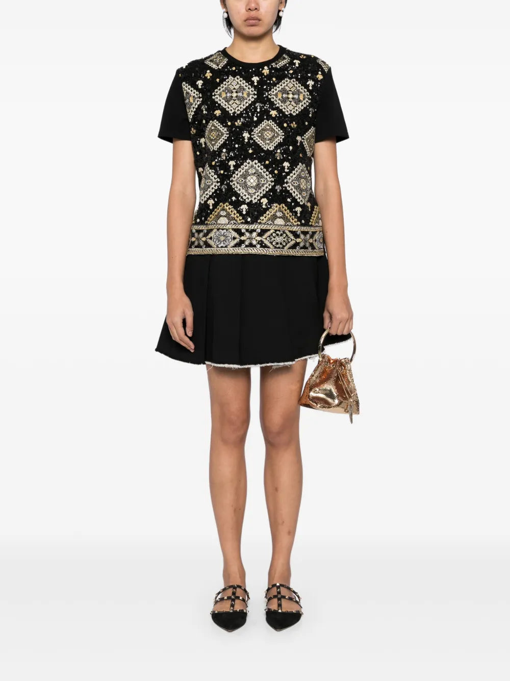 Sequin-Embelished T-Shirt