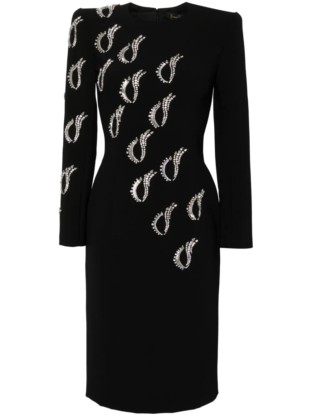 Jealous Crystal-Embellished Midi Dress