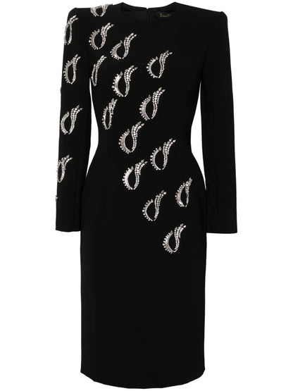 Jealous Crystal-Embellished Midi Dress