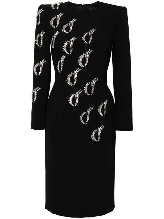 Jealous Crystal-Embellished Midi Dress