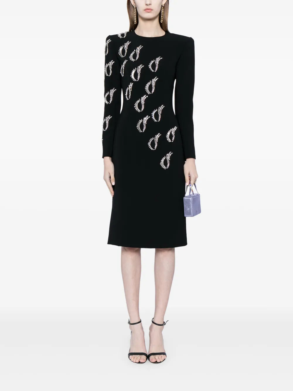 Jealous Crystal-Embellished Midi Dress