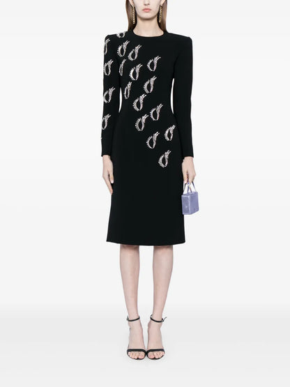 Jealous Crystal-Embellished Midi Dress