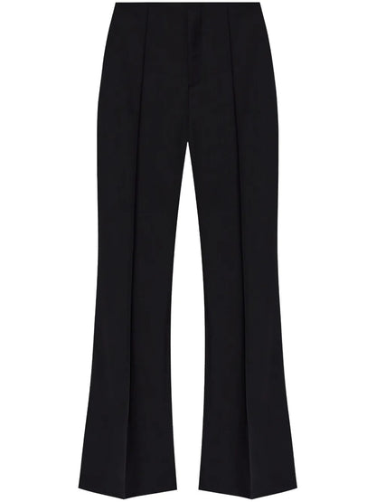 Flared Wool Trousers