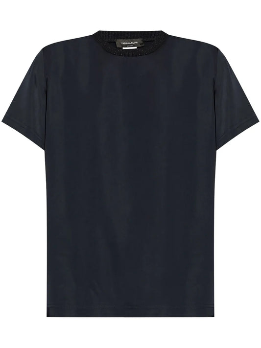 Decorative Neck T-Shirt