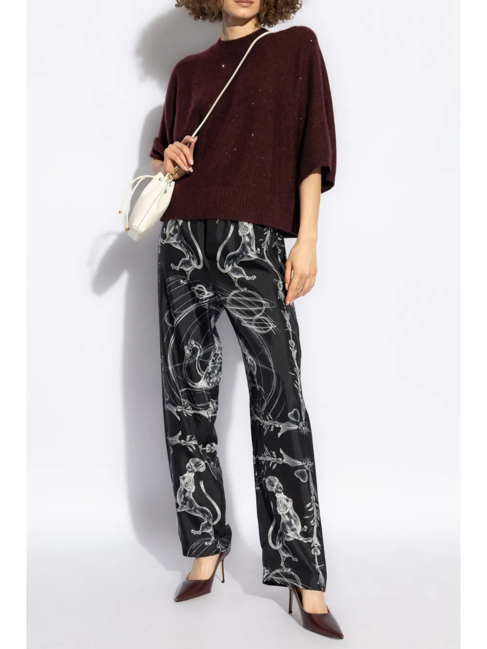 Abstract Print Trousers