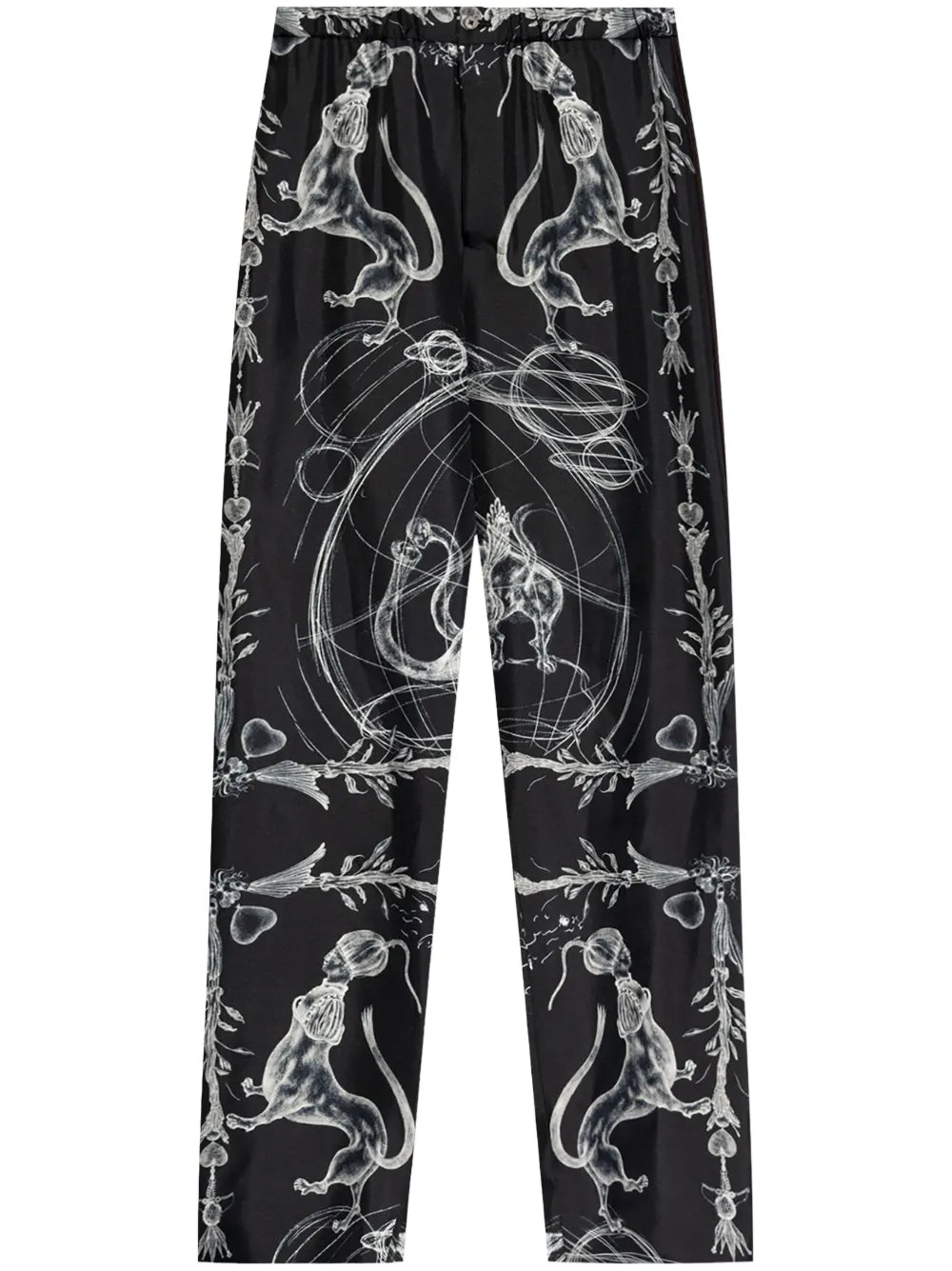 Abstract Print Trousers