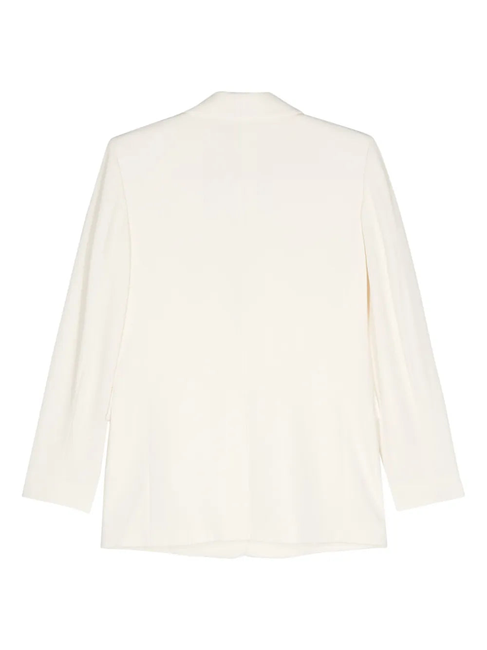 Crepe Single-Breasted Blazer