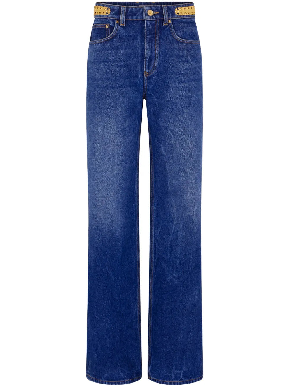 Boyfriend Jeans With Charm Detail