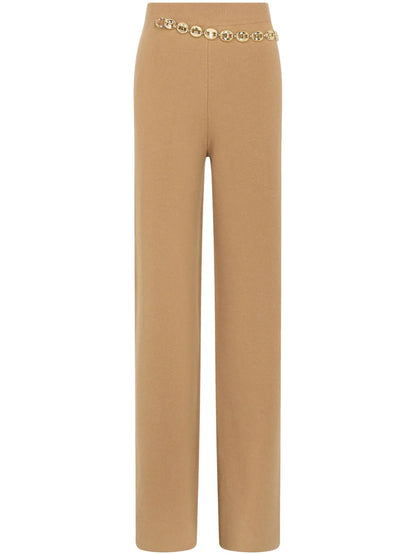 Belted Knit Trousers