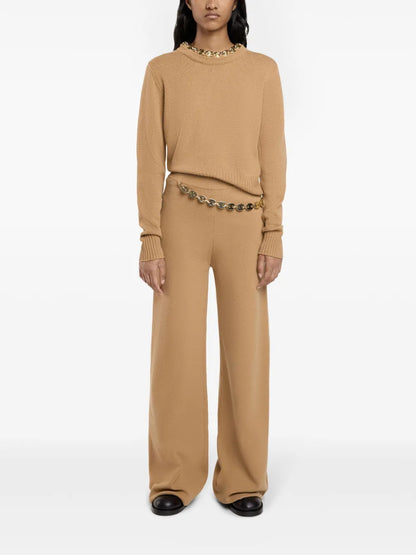 Belted Knit Trousers