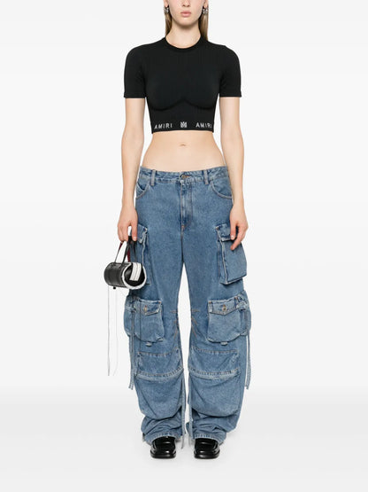 Cropped Ribbed Top