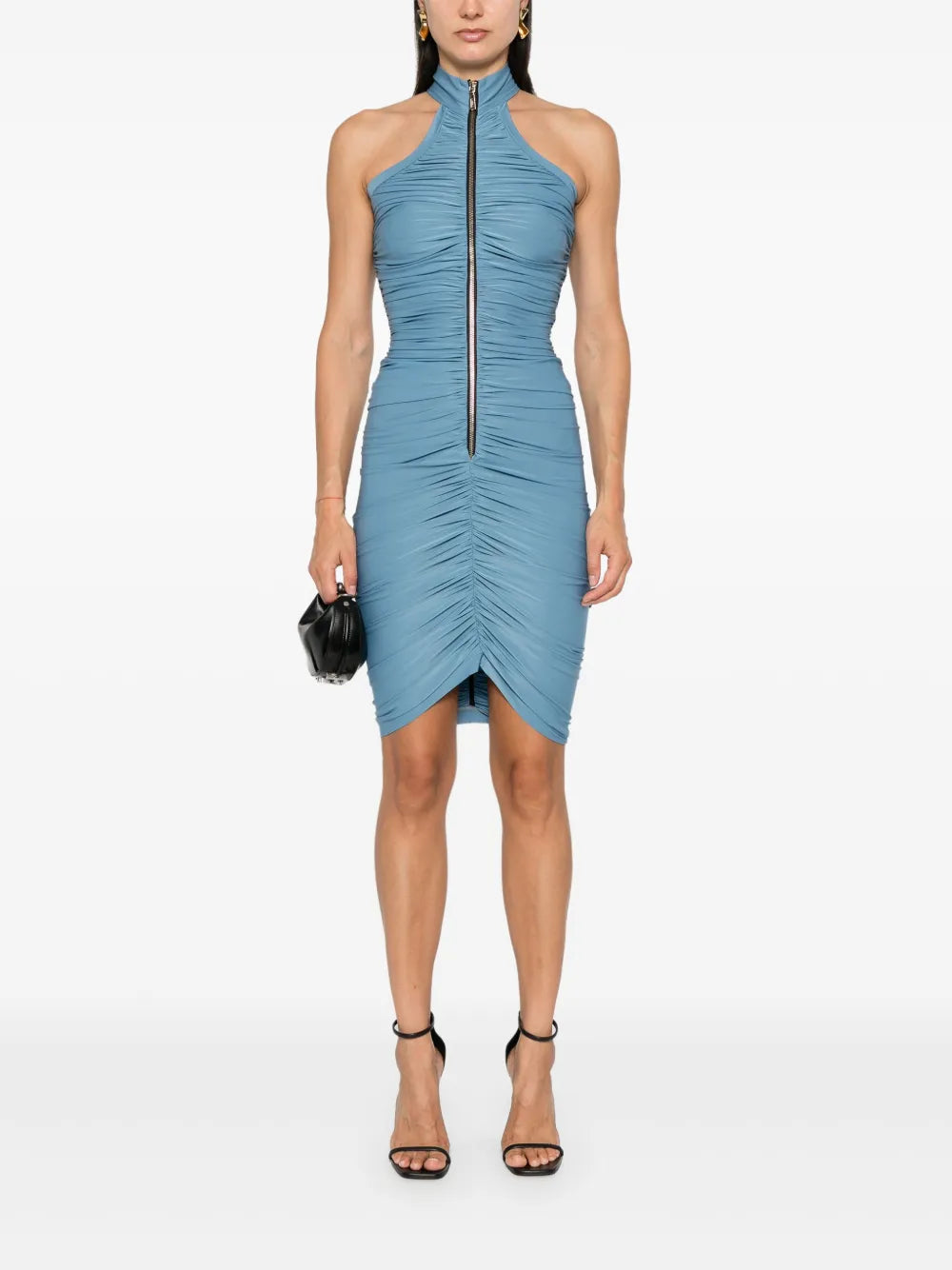 Draped Midi Dress