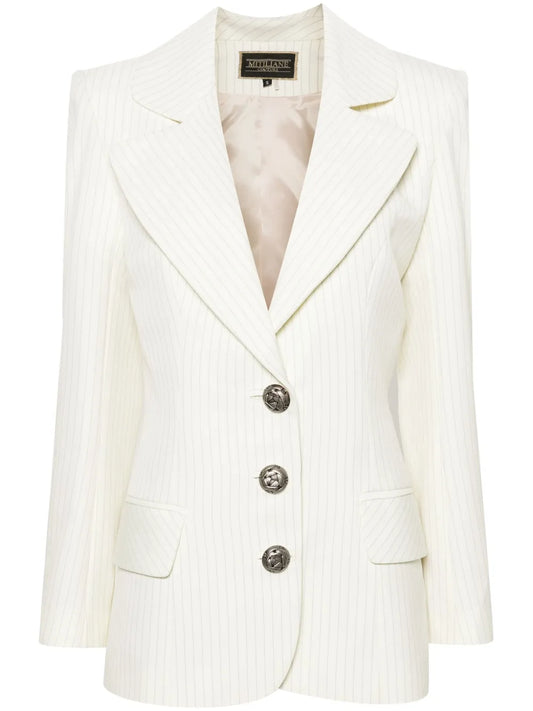 Pinstriped Blazer