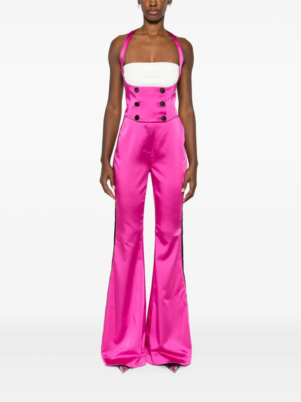 Double-Breasted Underbust Vest