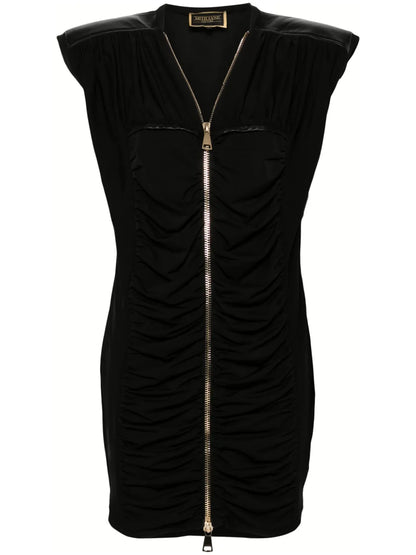 Leather-Trim T-Shirt