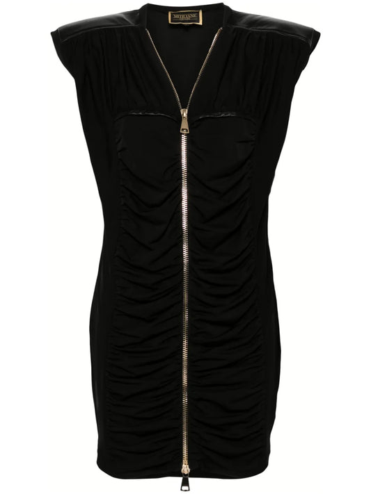 Leather-Trim T-Shirt