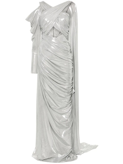 Metallic Maxi Dress