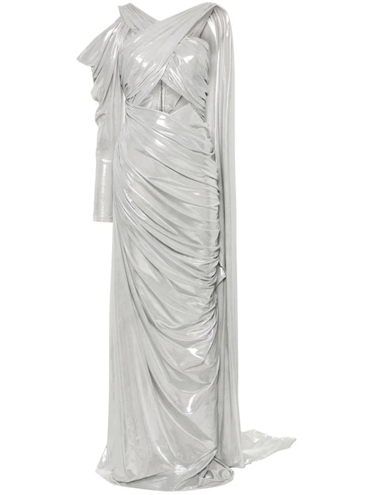 Metallic Maxi Dress