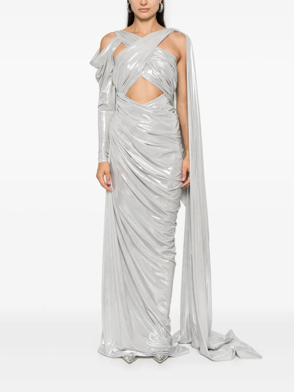 Metallic Maxi Dress