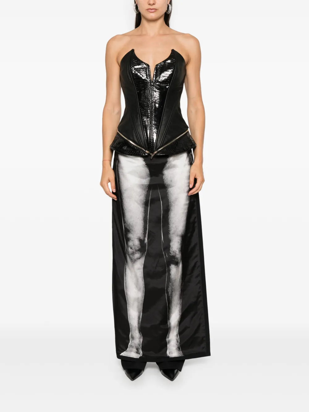 Leather Corset Top