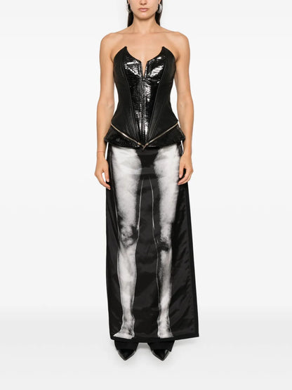 Leather Corset Top