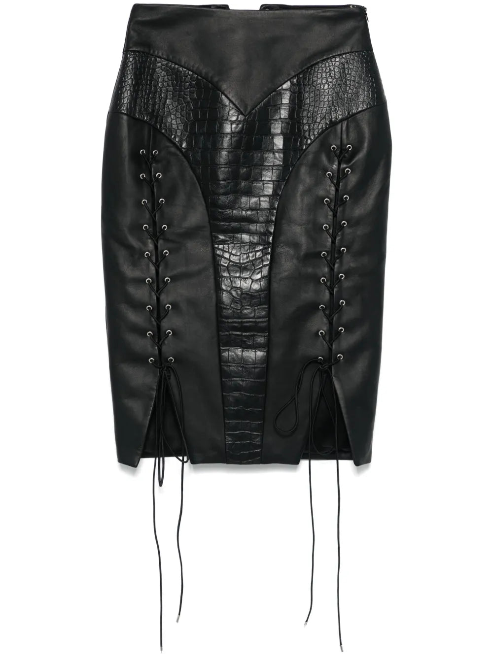 Leather Midi Skirt