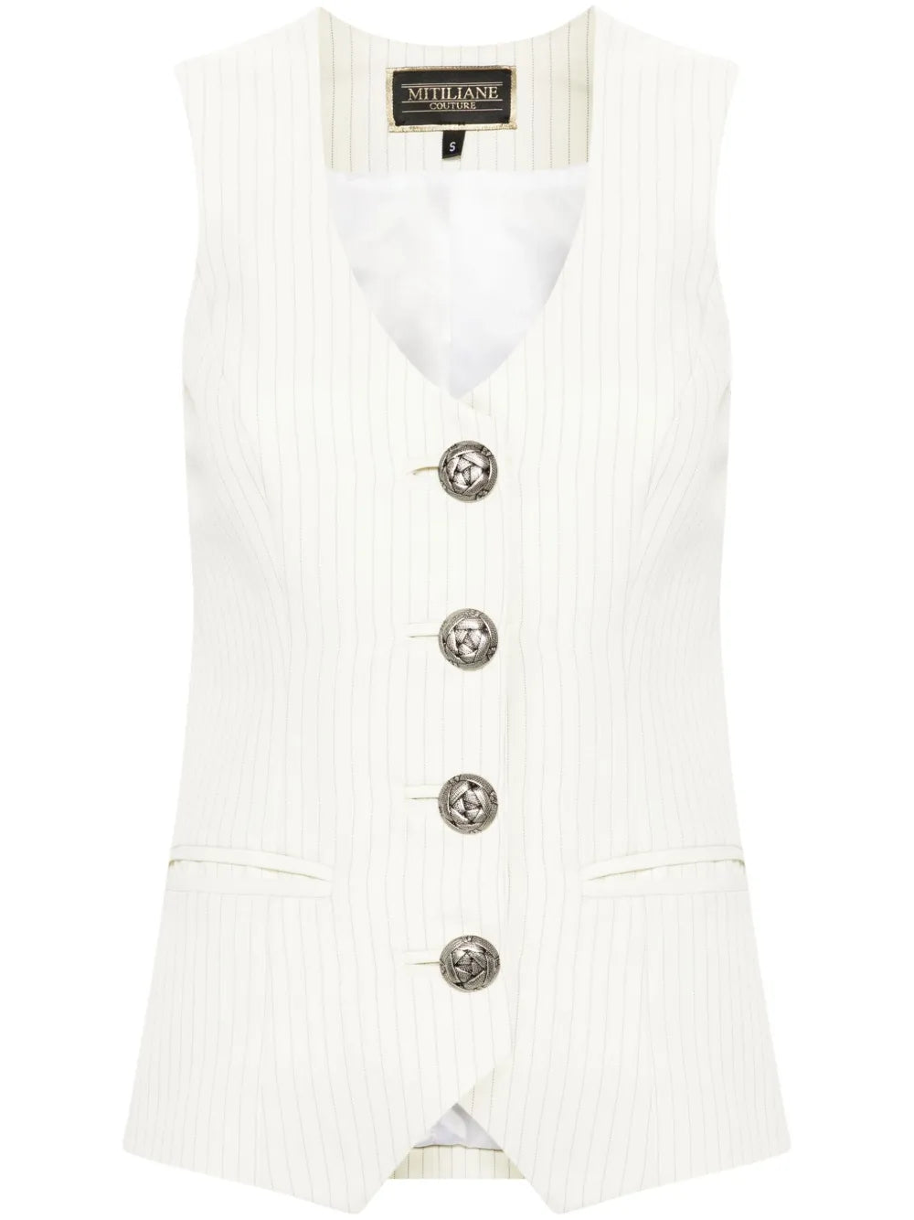 Pinstriped Vest